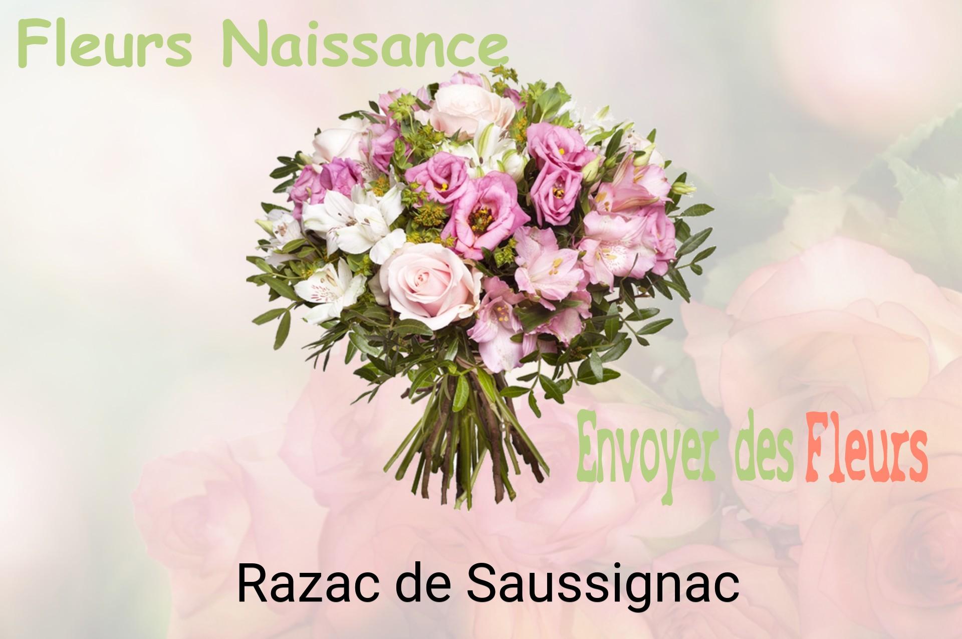Bouquet de fleurs de naissance livré à Razac-de-Saussignac