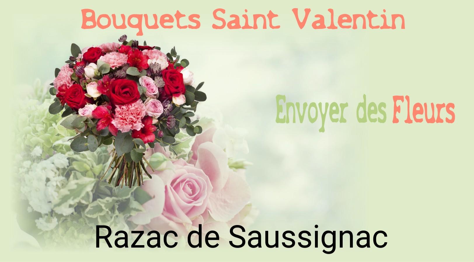 Roses de Saint-Valentin livrées à Razac-de-Saussignac